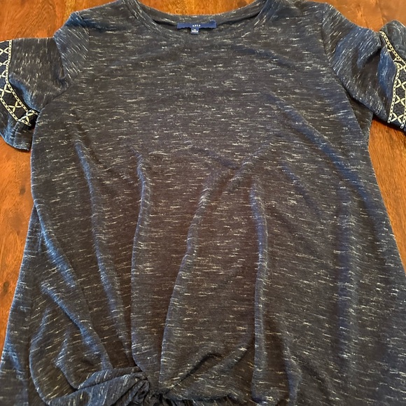 🌻Apt 9 Tied Front Blouse w/Ruffle Sleeve🌻 - Picture 7 of 7